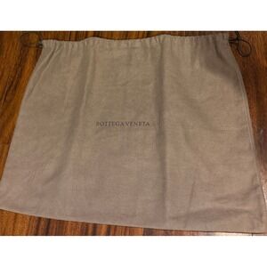 Authentic Bottega Venetia Brown With Black Logo Handbag Dust Cover 18"x14.75"